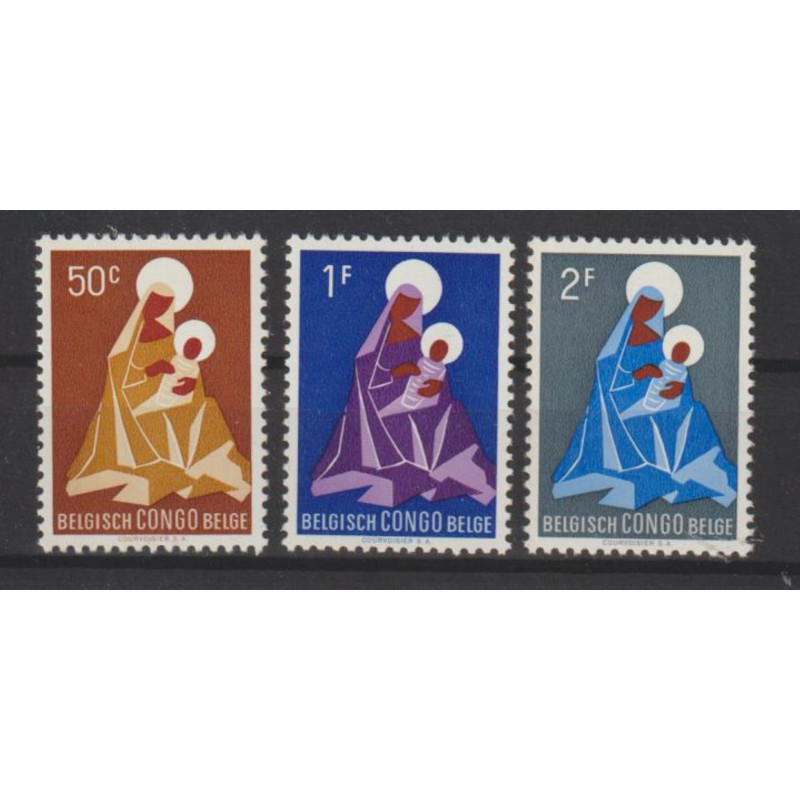 1959 - CONGO - COB 362/4** - SCOTT 318/20 - MNH