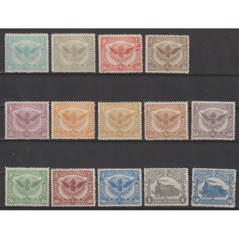 1915 - COB TR58/62** + 64/71** + 73** - SCOTT Q61/5 + 67/74 + 81 - MNH