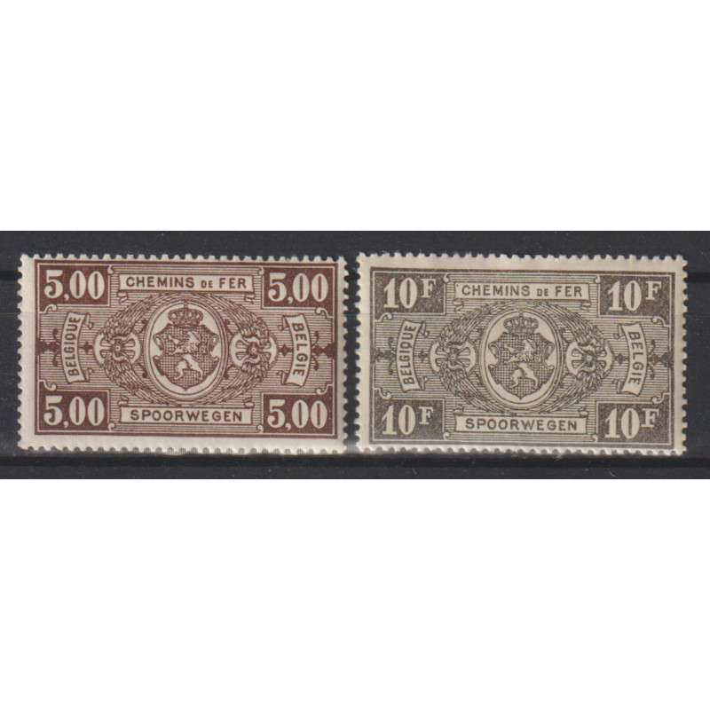 1940 - COB TR211/2** - SCOTT Q163A + Q168A - MNH