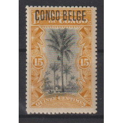 1909 - Congo - COB 42** -...