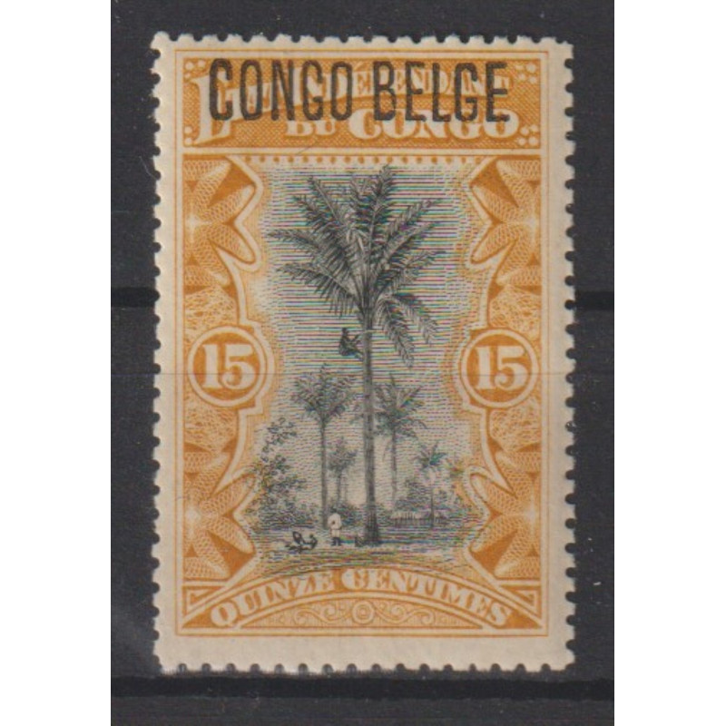 1909 - Congo - COB 42** - SCOTT 33 - Overprinted CONGO BELGE