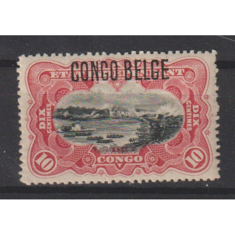 1909 - Congo - COB 41** - SCOTT 32 - Overprinted CONGO BELGE