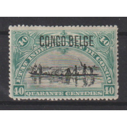 1909 - Congo - COB 44** -...