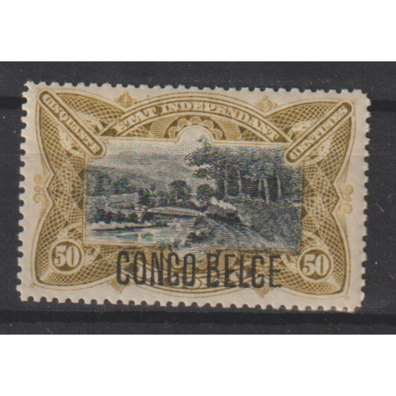 1909 - Congo - COB 45** - SCOTT 36 - Overprinted CONGO BELGE - MNH