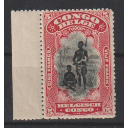 1910 - Congo - COB 62** -...