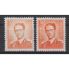 1958 - COB 1074P3 + a** - Scott 468 - Luminescent paper - The 2 different shades - MNH