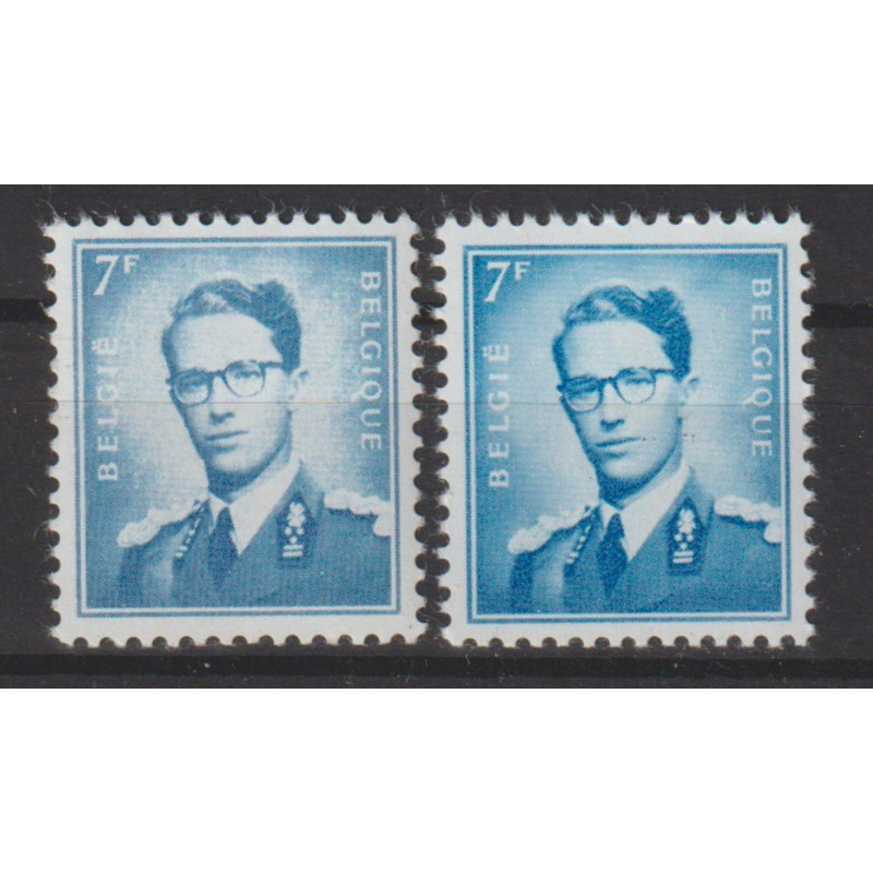 1958 - COB 1069B.P3 + a** - Scott 462 - Luminescent paper - The 2 different shades - MNH