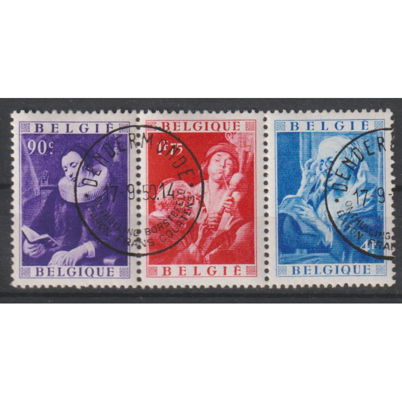 1949 - COB 792/4 - SCOTT B466Bf/h