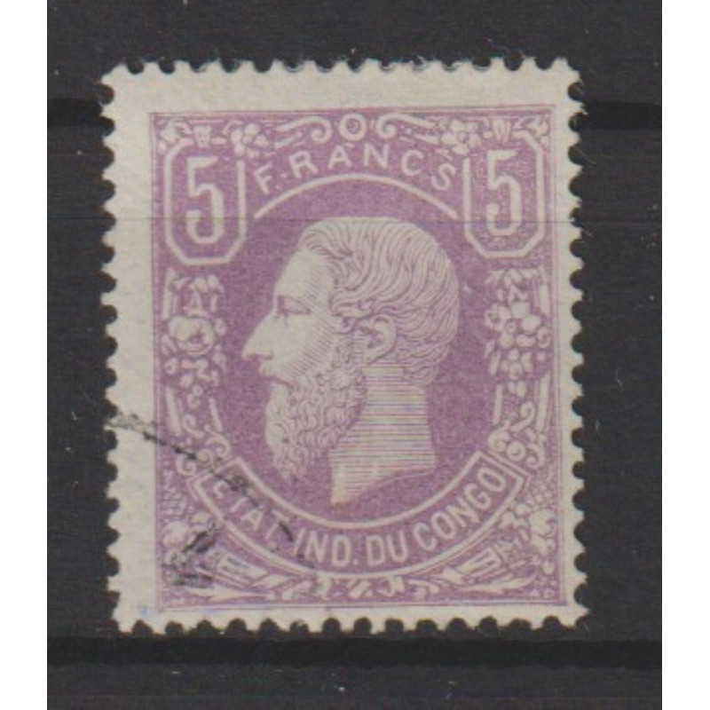 1886 - CONGO - COB 5 - SCOTT 5 - Genuine