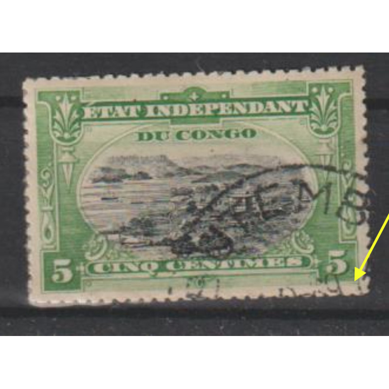 1894 - CONGO - COB 16 - Type 1 - Small circle - SCOTT 16