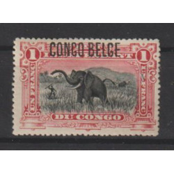 1909 - Congo - COB 46a* -...