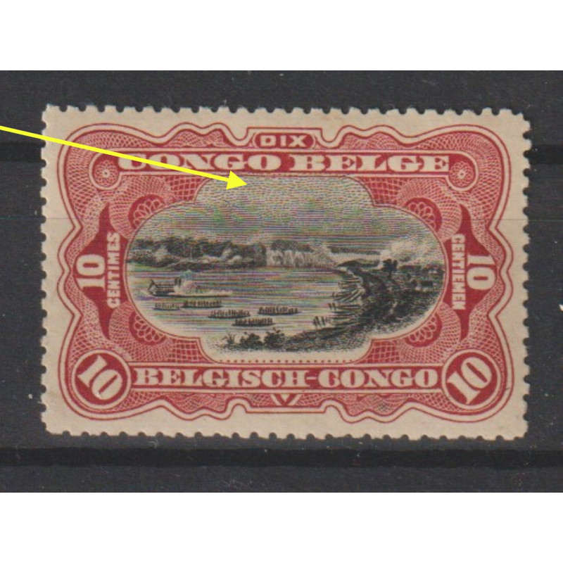 1915 - Congo - COB 65a** - SCOTT 61 - Retouched sky - MNH