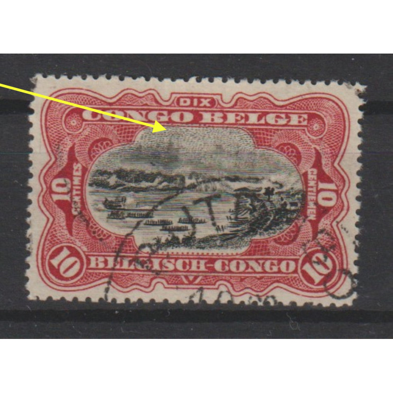 1915 - Congo - COB 65a - SCOTT 61 - Retouched sky
