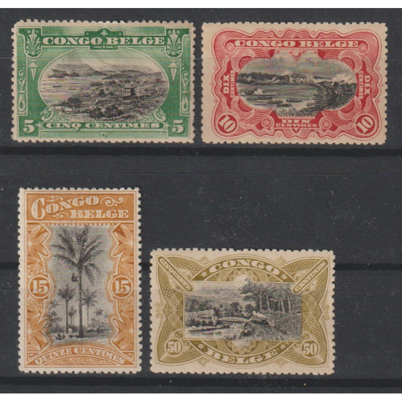 1909 - Congo - COB 50/3* - SCOTT 41/4 - MH