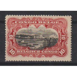 1910 - Congo - COB 55** -...