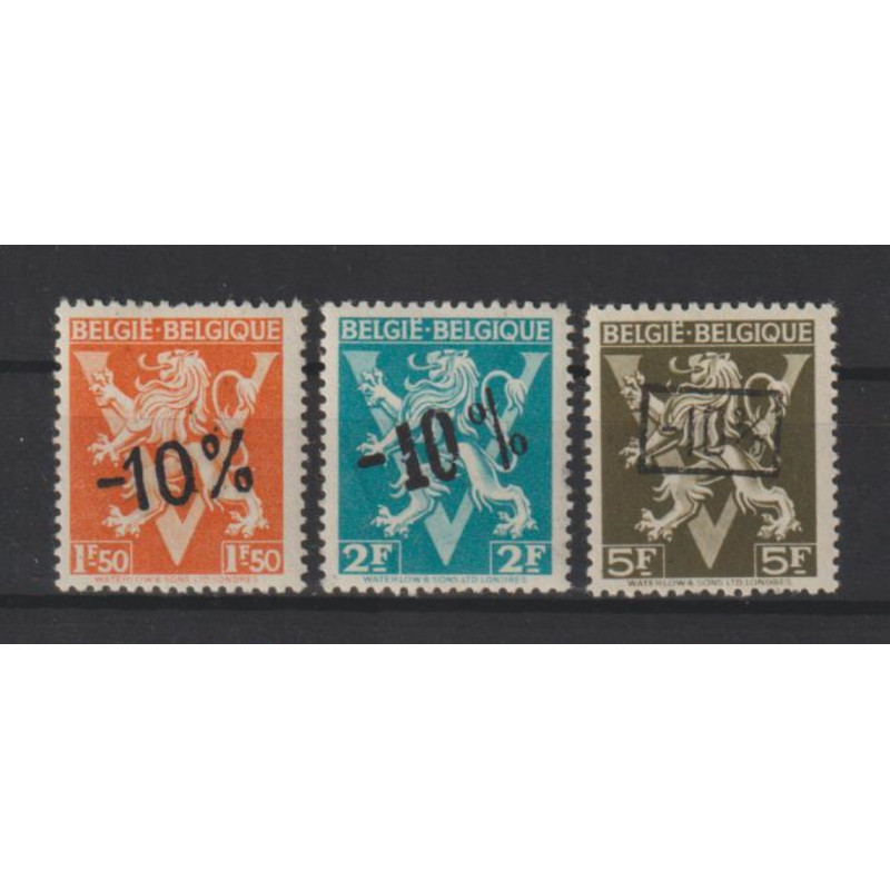 1946 - COB 724K/M* - SURCHARGED -10% - MH