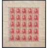 1919 - COB F168A* - Scott 127 - The sheet is folded but does not affect the stamps - MH