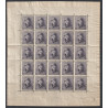 1919 - COB F169A** - Scott 128 - The sheet is folded but does not affect the stamps - MNH