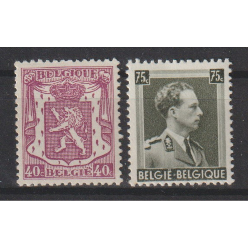 1938 - COB 479/80** - SCOTT 274 + 310 - MNH