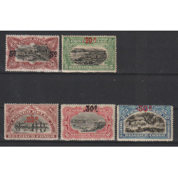 1922 - Congo - COB 95/9** -...