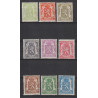 1935 - COB 418A/26** - SCOTT 265/70 + 272/3 + 275 - MNH