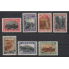 1936 - CONGO - COB 196A/202* - SCOTT 166/72 - MH