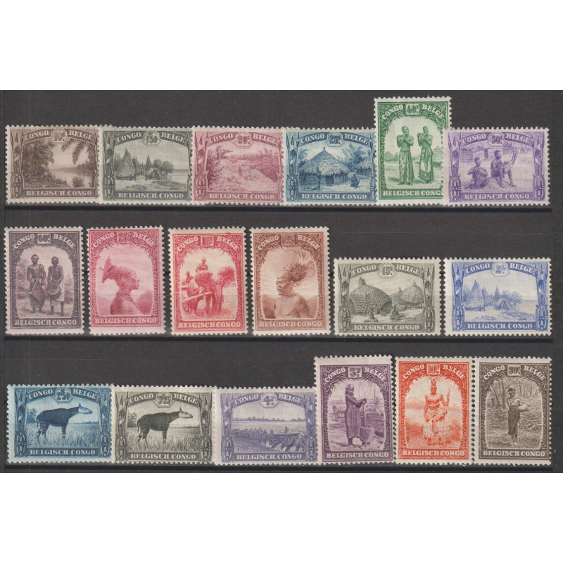 1931 - CONGO - COB 168/83* - SCOTT 139/56 - MH