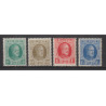 1927 - COB 254/7** - SCOTT 155 + 158 + 161 + 187 - MNH