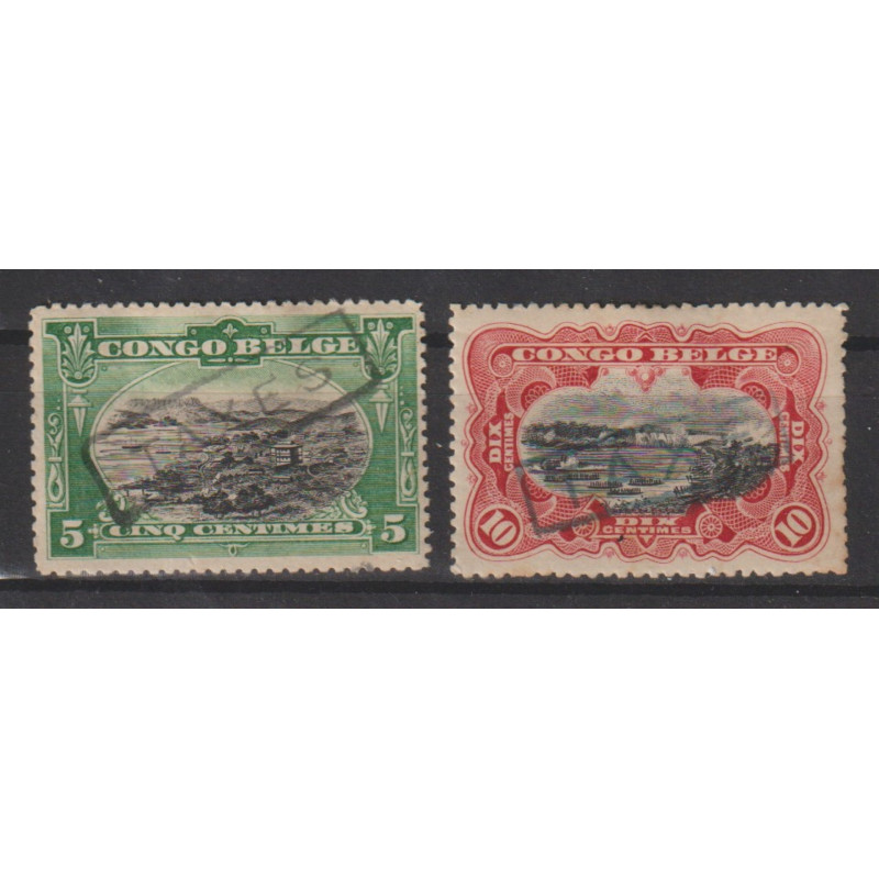 1909 - CONGO - Postage Due - COB TX27/28* - MH