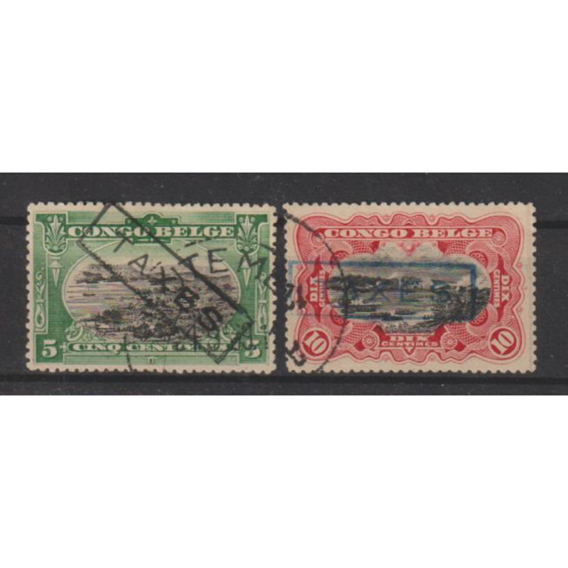 1909 - CONGO - Postage Due - COB TX27/28 - Used