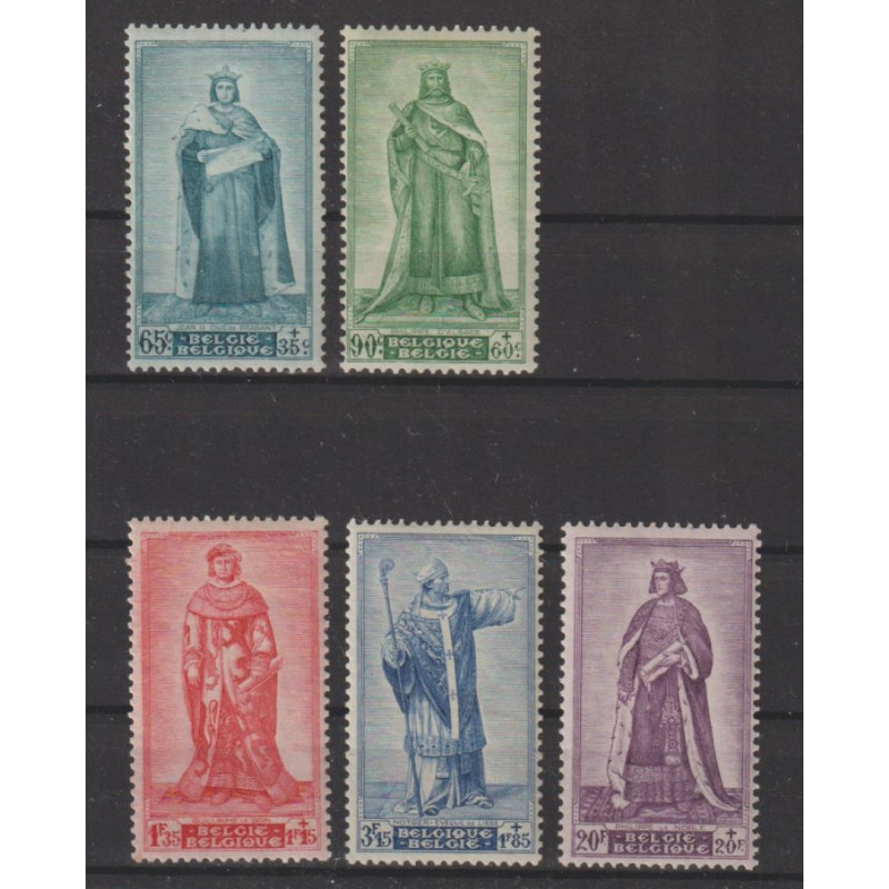 1947 - COB 751/5** - SCOTT B437/41 - MNH