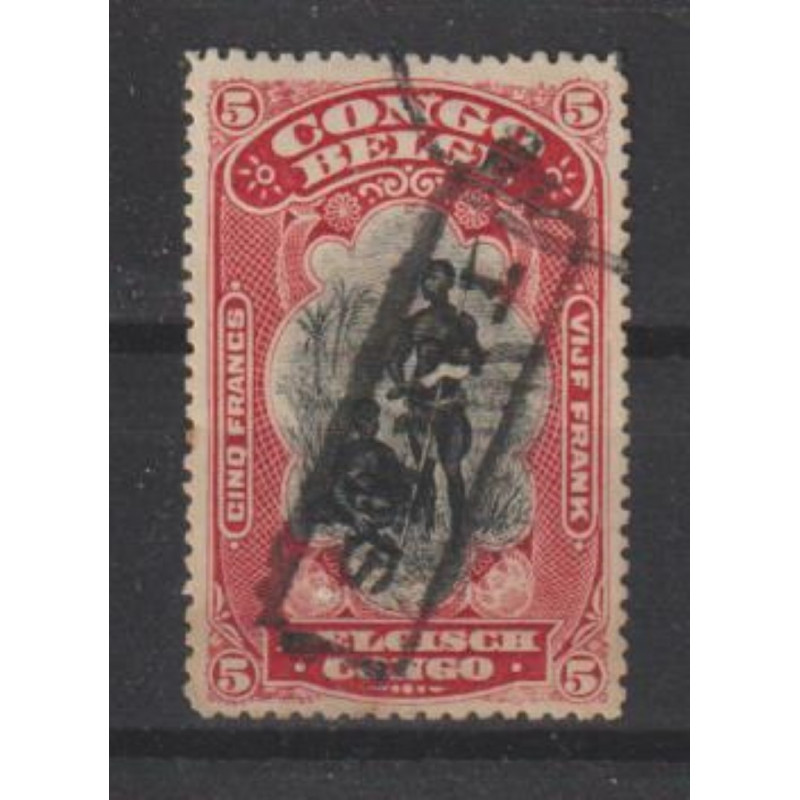 1910 - CONGO - Postage Due - COB TX39 - Used