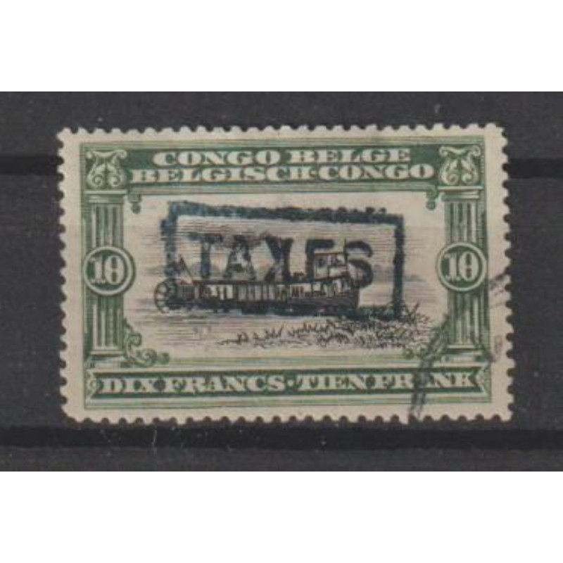 1910 - CONGO - Postage Due - COB TX40 - Used