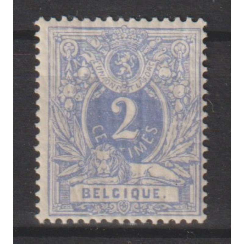 1869/83 - COB 27a** - SCOTT 29 - Light ultramarine instead of blue - Perf. 15