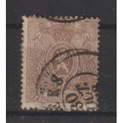 1866/7 - COB 25Aa- SCOTT 26 - Perf. 15 - Shade bister brown