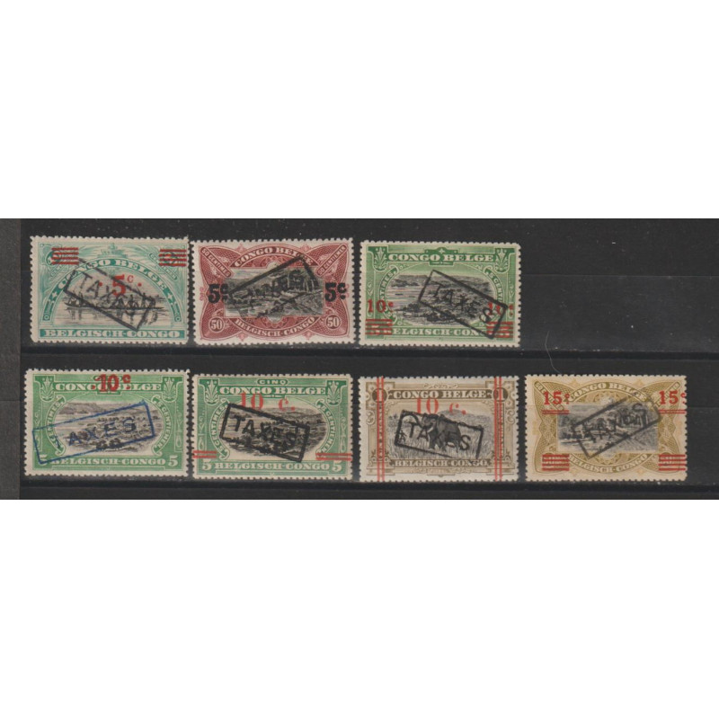 1921 - CONGO - Postage Due - COB TX49/55** - MNH