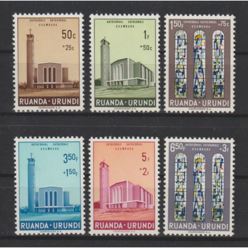 1961 - Ruanda-Urundi - COB 225/30** - MNH