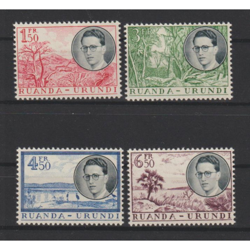 1955 - Ruanda-Urundi - COB 196/9* - MH