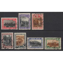 1936 - CONGO - COB 196A/202...