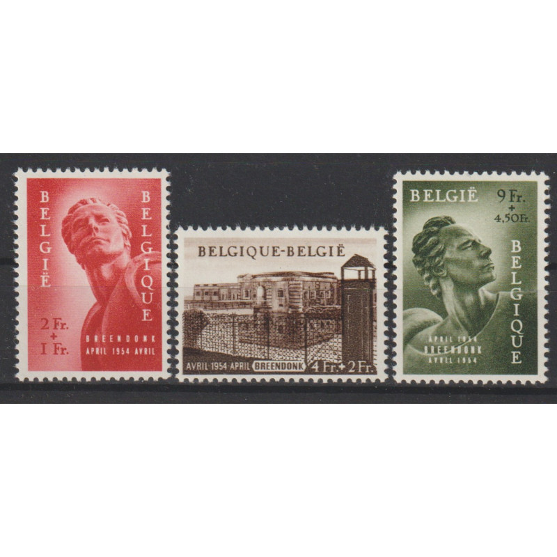 1954 - COB 943/5** - SCOTT B558/60 - MNH
