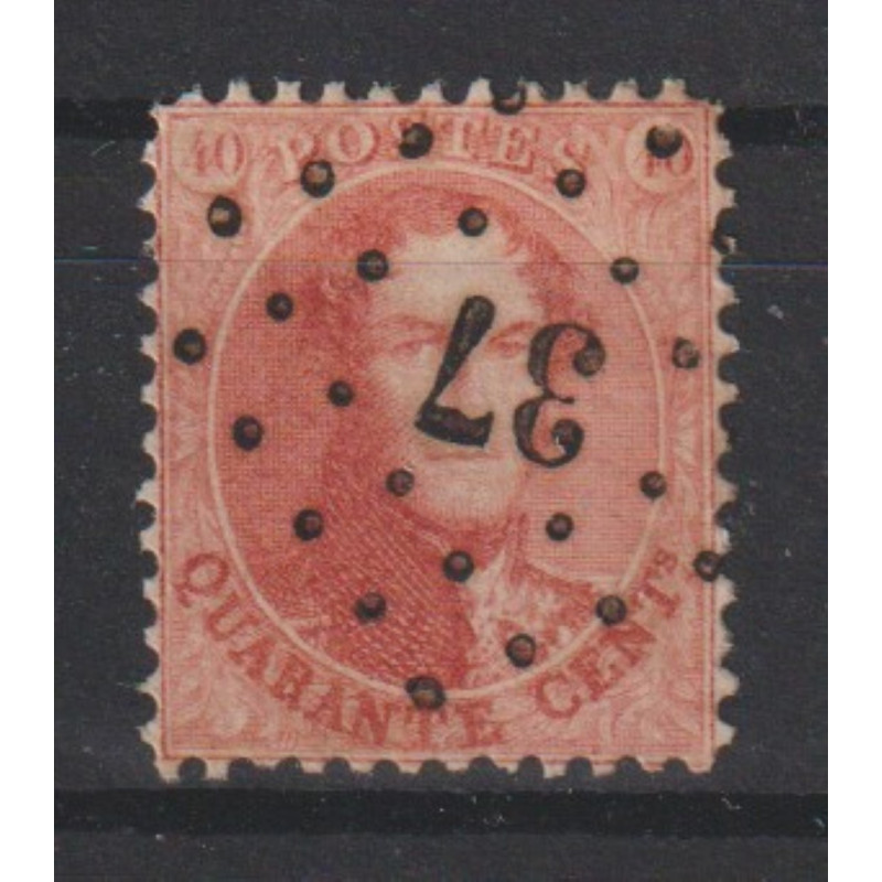 1863 - COB 16 - SCOTT 16 - Perf. 12 1/2