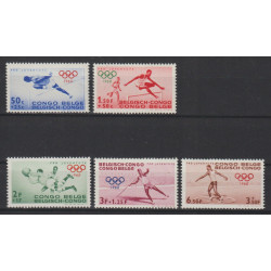 1960 - CONGO - COB 367/71**...