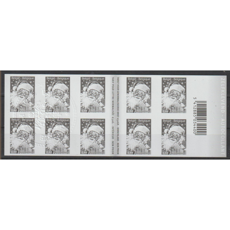 2005 - COB B58 - SCOTT 2120a - Booklet - Christmas - Black and white ministerial booklet with postmark - MNH