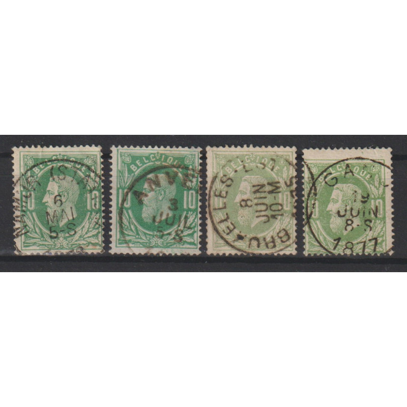 1869/83 - COB 30 + a/c - SCOTT 32 - 4 different shades