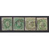 1869/83 - COB 30 + a/c - SCOTT 32 - 4 different shades