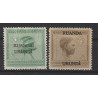 1929 - RUANDA-URUNDI - COB 79/80* - MH
