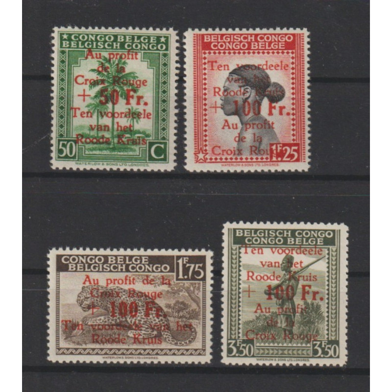 1944 - CONGO - COB 270/3* - SCOTT B34/7 - MH