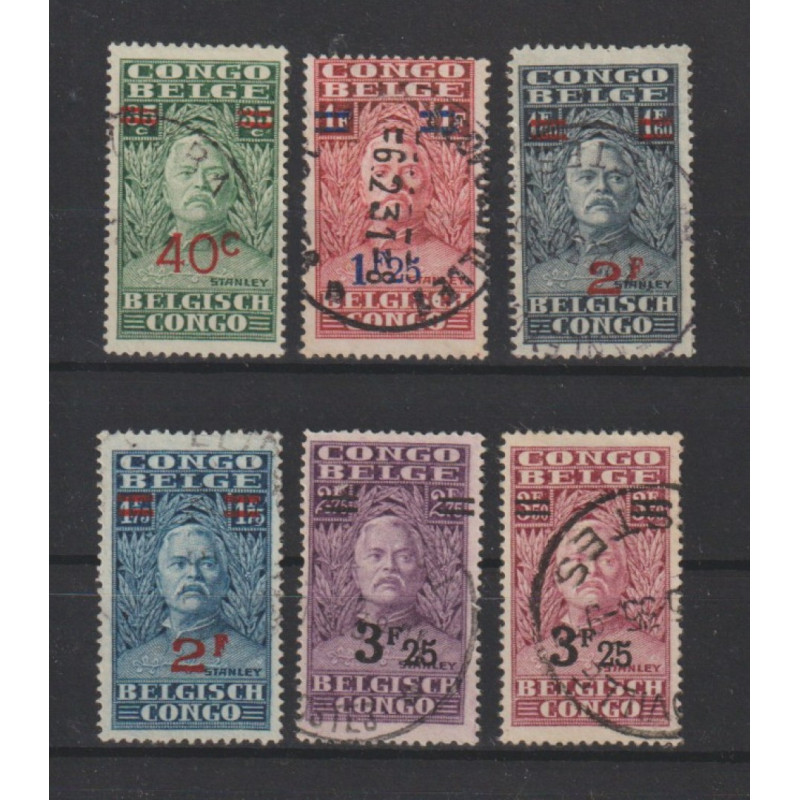 1931 - CONGO - COB 162/7 - SCOTT 130/5