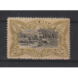 1910 - Congo - COB 59** -...