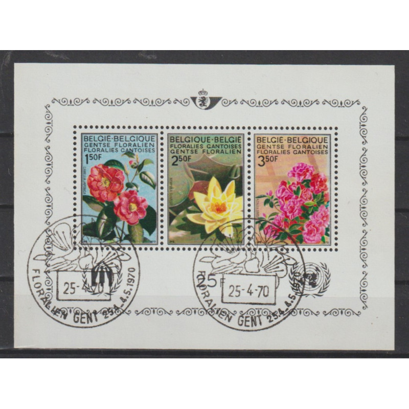 1970 - COB BL47 - Scott 734a/6a - Flower Exhibition